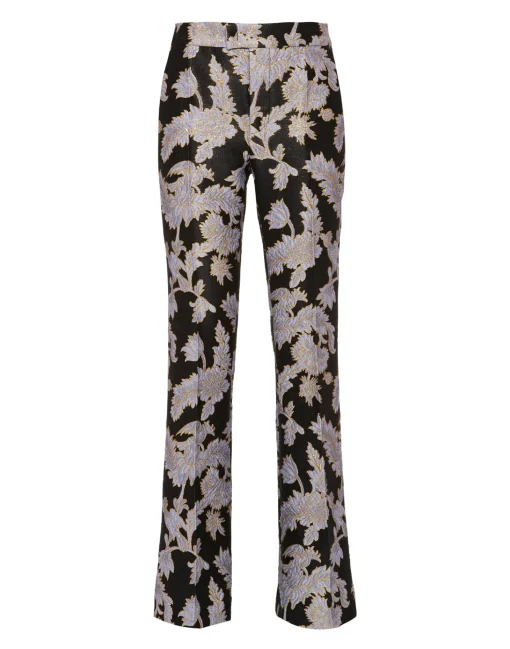 Saturday Night PantsLark Black in Jacquard