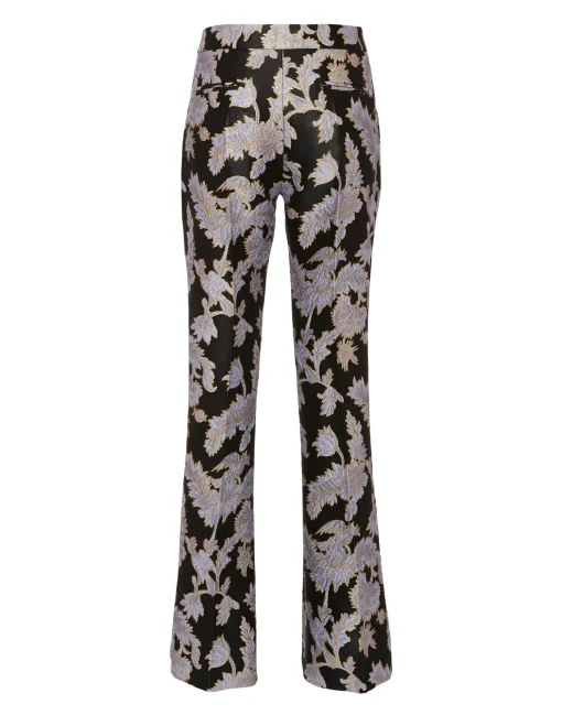 Saturday Night PantsLark Black in Jacquard