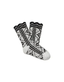 Short Mountain SocksCircle Nero in Wool