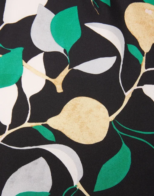 Silk RobeOrchard in Twill Silk