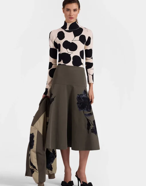 Silky TurtleneckLunaria Light Pink in Silk & Wool