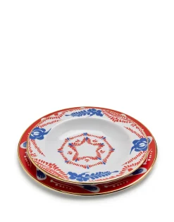 Soup & Dinner Plate SetTransylvania in Porcelain