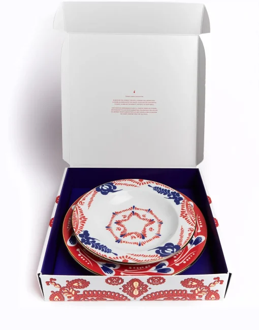 Soup & Dinner Plate SetTransylvania in Porcelain