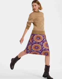 Sporty Pencil DressSovereign Purple in Silk Twill