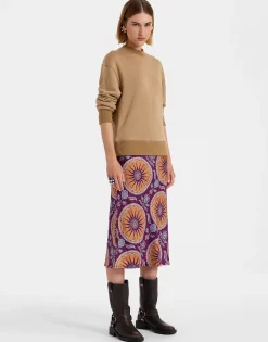 Sporty Pencil DressSovereign Purple in Silk Twill