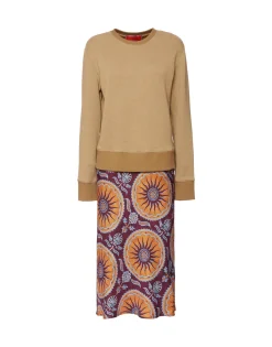 Sporty Pencil DressSovereign Purple in Silk Twill