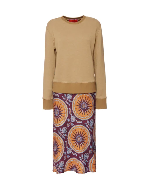 Sporty Pencil DressSovereign Purple in Silk Twill