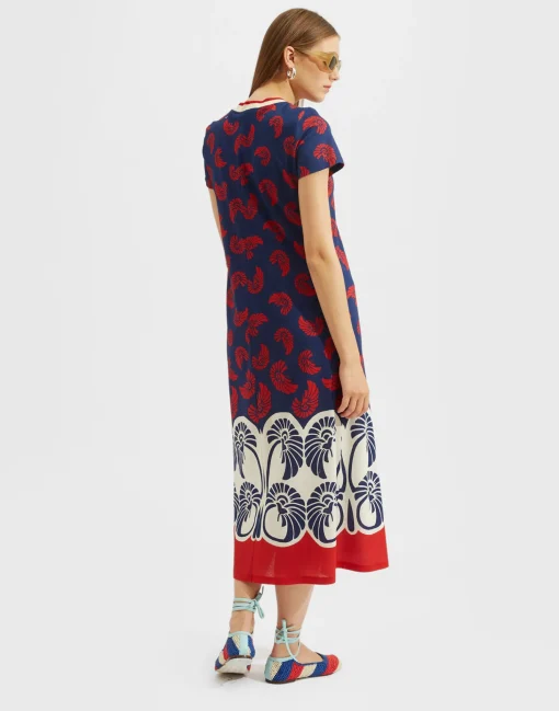 Sporty Swing DressPalmetto Placée in Cotton Jersey