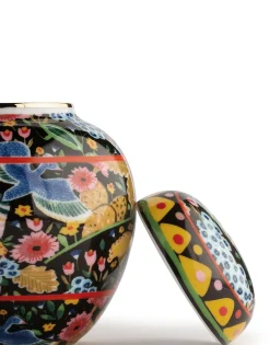 Tea JarColombo Nero in Porcelain