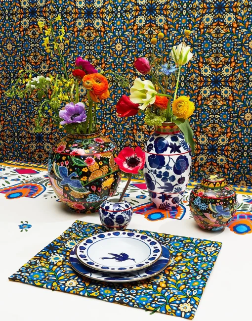 Tea JarColombo Nero in Porcelain