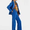 The Flare PantsSolid Light Blue in Velvet Corduroy
