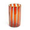 Torre VaseRed in Murano Glass