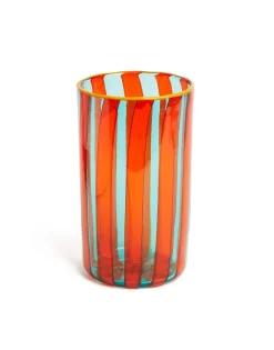 Torre VaseRed in Murano Glass