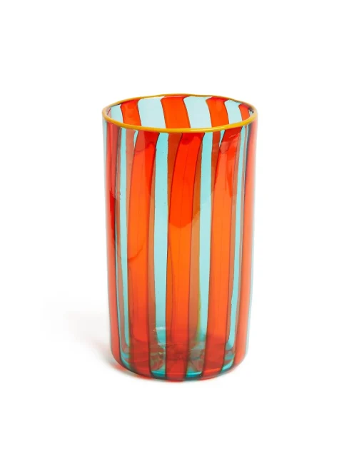 Torre VaseRed in Murano Glass
