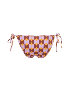 Triangle Bikini BottomMezzaluna Orange in Lycra