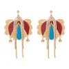 Tulip EarringsOro Bordeaux in Bras