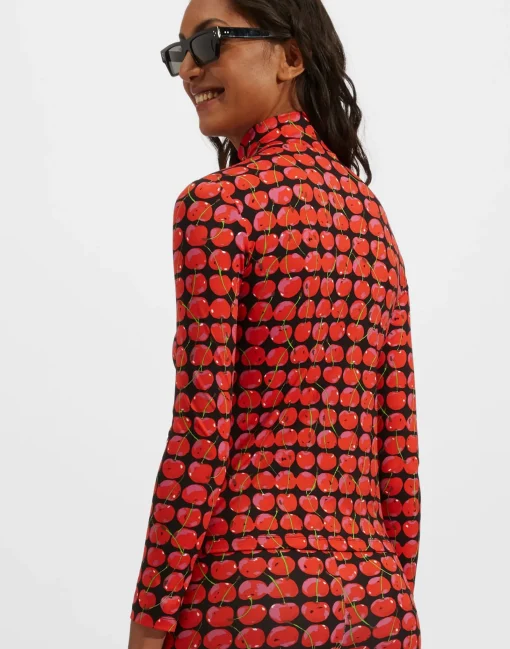 TurtleneckBlack Cherries in New Skinny Jersey
