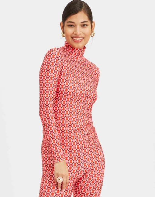 TurtleneckSugar Rush Red in Skinny Jersey