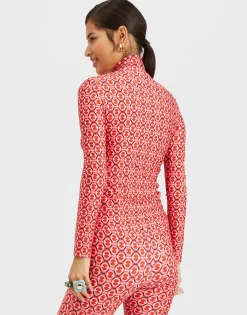 TurtleneckSugar Rush Red in Skinny Jersey
