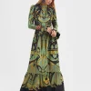 Visconti DressThe Nile Placée Black in Sablé