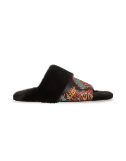 Winter SlidesSicomore Black in Jacquard