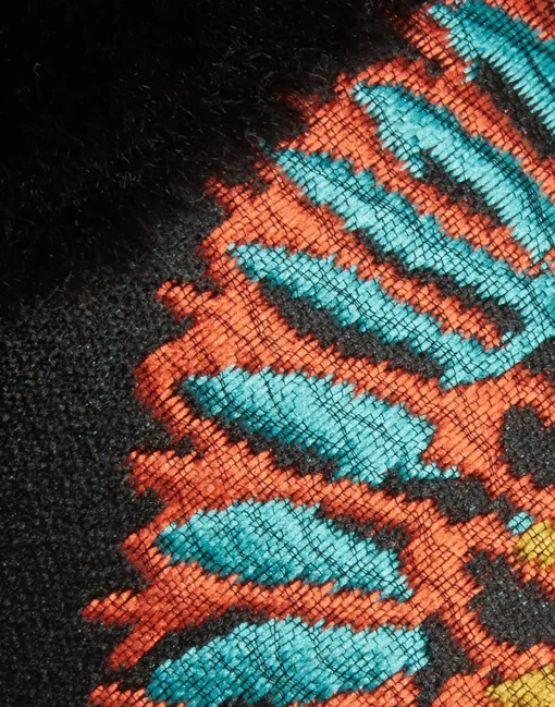 Winter SlidesSicomore Black in Jacquard